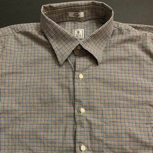 Peter Millar Plaid Checks Shirt Golf Button Lage